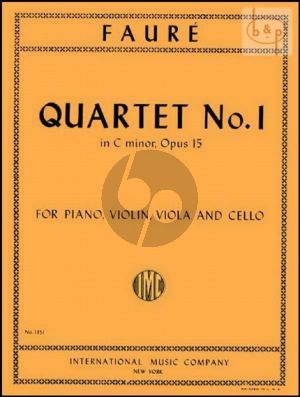 Quartet No.1 Op.15 C-minor (Vi.-Va.-Vc.-Piano)
