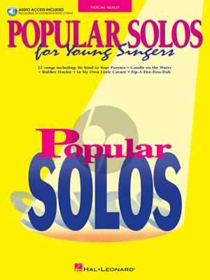 Popular Solos for Young Singers (Book with Audio online)