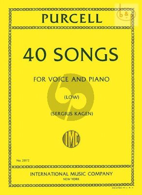 40 Songs for Low Voice and Piano