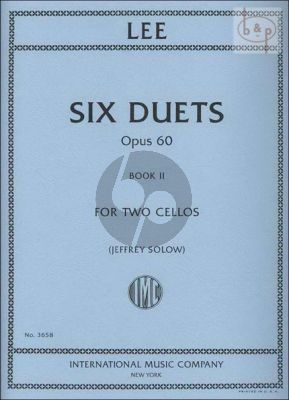 6 Duets Op. 60 Vol.2 for 2 Cellos