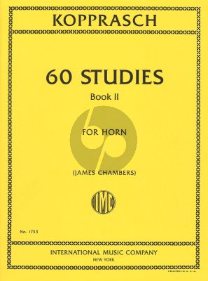 60 Studies for Horn Vol.2 (Chambers) (IMC)