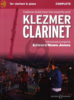 Klezmer Clarinet and Piano Bk-Audio Online (with optional easy clarinet and guitar)