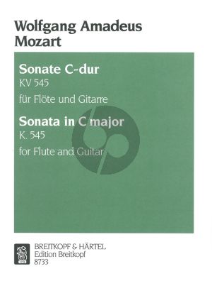 Mozart Sonate C-dur KV 545 "Facile" Flute-Guitar (arr. Stephan Schafer)