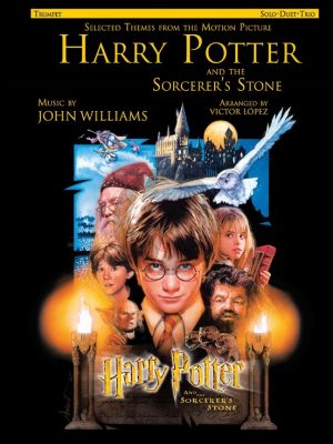 Williams Harry Potter and the Sorcerer's Stone 1 - 2 - 3 Trumpets Score (grade 2 +) (arr. Victor Lopez)