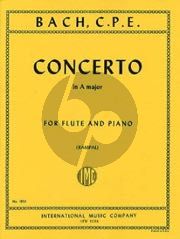 Bach Concerto A major Flute-Piano (edited by Jean Pierre Rampal)