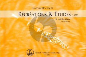 Bousquet Recreations & Etudes Altblockflöte (1857) (Tarasov)