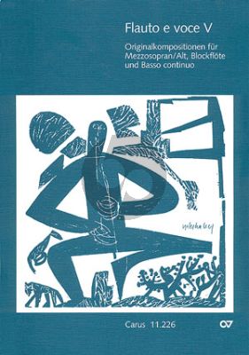 Flauto e Voce V Mezzo-Soprano or Alto-Recorder and Bc (Score) (Klaus Hofmann und Peter Thalheimer)