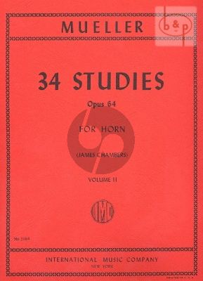 34 Studies Op.64 Vol.2 for Horn