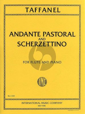 Taffanel Andante Pastorale and Scherzettino for Flute and piano