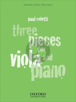 Coletti 3 Pieces Viola-Piano