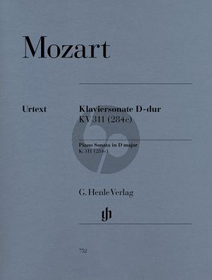 Mozart Sonate KV 311 (284c) D-dur Klavier (Ernst Herttrich) (Henle-Urtext)