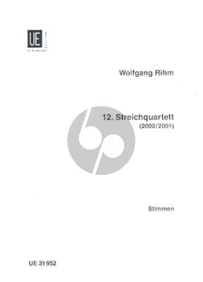 Rihm Streich Quartet No.12 (2000 / 2001) Stimmen