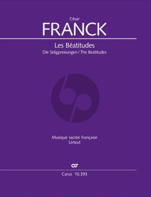 Franck Les Beatitudes Op. 25 / CFF 185 Soli-Chor und Orchester (Klavierauszug) (franz)
