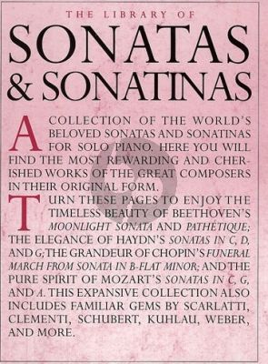 The Library of Sonatas & Sonatinas Piano