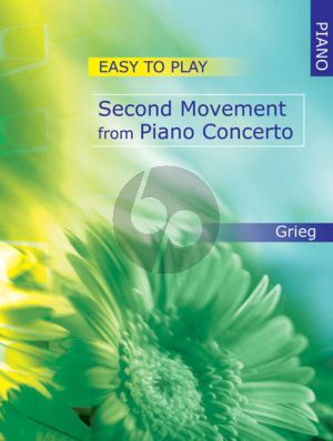 Grieg Second Movement for Piano Concerto for Easy Piano (arr. Stent)