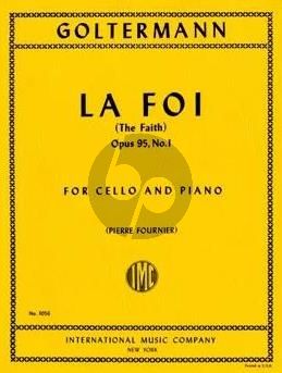 Goltermann La Foi Op.95 No.1 Violoncello-Piano (The Faith) (Pierre Fournier)