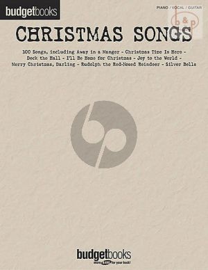 Budgetbooks: Christmas Songs Piano/Vocal/Guitar