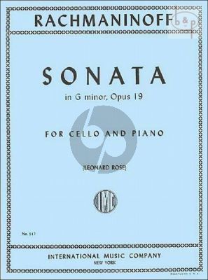 Sonata g-minor Op.19 Violoncello-Piano