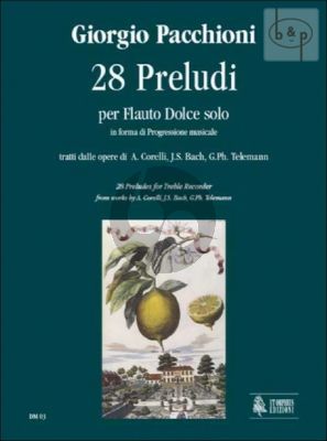 28 Preludes in Melodic Progression from Works by Corelli-Bach and Telemann