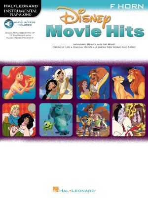 Disney  Movie Hits for Horn Book with Audio Online (Hal Leonard Instrumental Play-Along)