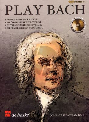 Play Bach for Violin Bk-Cd (pos. 1 - 4) (arr. Wim Stalman) (grade 4 - 5)