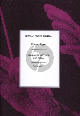 Elgar 10 Pieces Vol.2 for Violin and Piano
