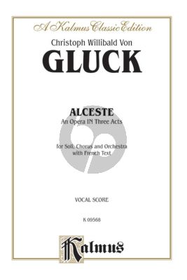 Gluck Alceste Vocal Score (edited by Francois A. Gevaert)