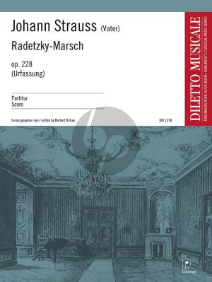 Strauss Radetzky Marsch Op.228 Orchester (Urfassung) Partitur (Norbert Rubey)