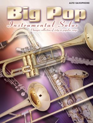 Big Pop Instrumental Solos for Alto Sax