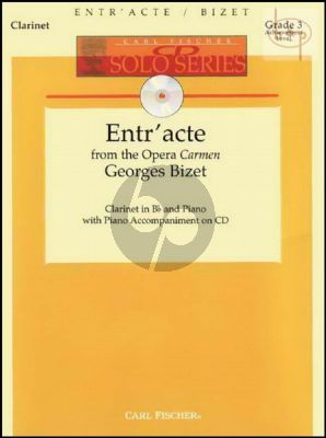 Entre'acte (from Carmen) (Clarinet-Piano) (Bk-Cd)