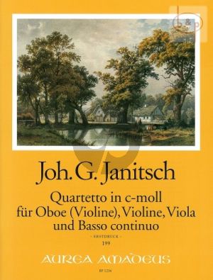 Quartetto c-minor (Oboe[Vi.]-Violin-Viola-Bc) (Score/Parts)