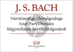 Bach 4 Part Chorales Edited and published by Sulyok Imre