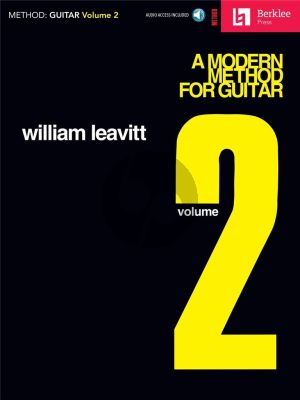 Leavitt A Modern Method for Guitar Book 2 (Book with Audio online)