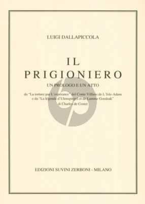 Dallapiccola Il Prigioniero Vocal Score (ital.-germ)