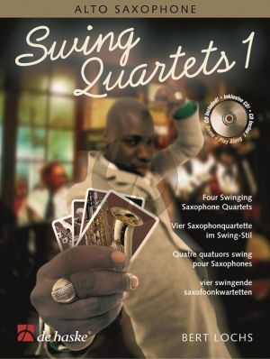 Lochs Swing Quartets 4 Alto Saxophones (Score/Parts) (Bk-Cd)