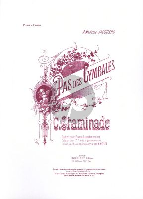 Chaminade Pas de Cymbales Op. 36 No.2 2 Pianos