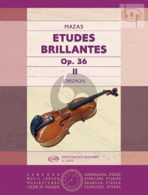 Etudes Brillantes Op.36 Vol.2 Violin