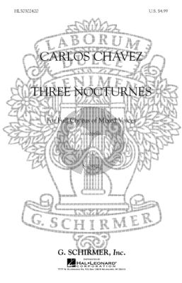 Chavez 3 Nocturnes SATB