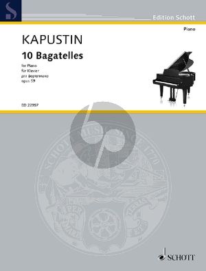 Kapustin 10 Bagatelles Op.59 Piano solo