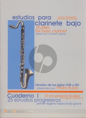 Estudios para Clarinete Bajo Vol.1