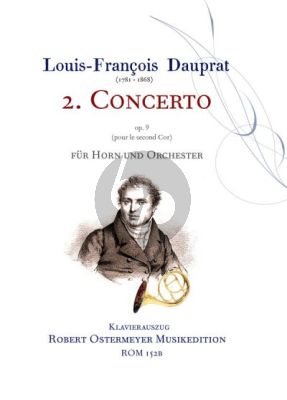 Dauprat Concerto No. 2 Op. 9 Horn and Orchestra (piano reduction) (Low Horn)