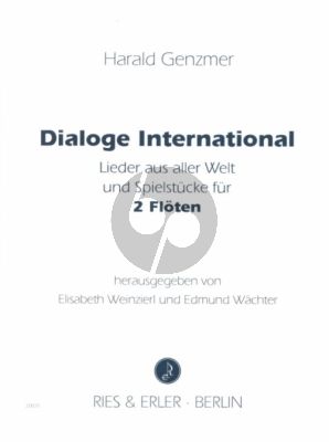 Genzmer Dialoge International GeWV 304 2 Flöten (Spielpartitur) (Weinzierl-Wächter)