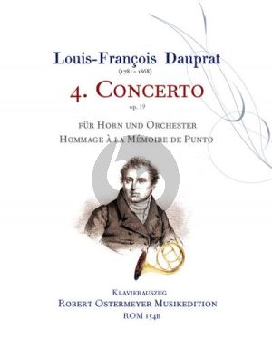 Dauprat Concerto No.4 Op.19 Horn and Orchestra (piano reduction)