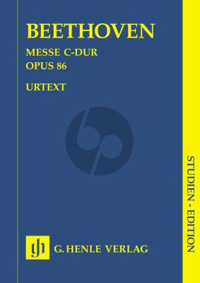 Beethoven Messe C-dur Op.86 (Studien Partitur) (Henle-Urtext)