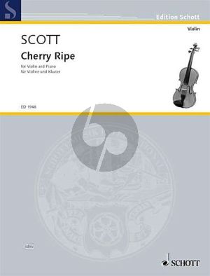 Scott Cherry Ripe Violin and Piano (Old English Folk Song) (grade 3)