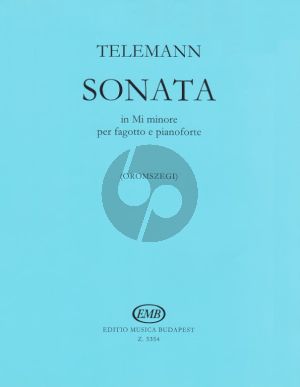 Telemann Sonata e-minor (orig.viola da gamba) Bassoon-Piano (Oromszegi)