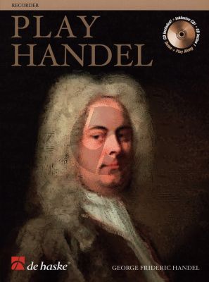 Play Handel for Descant Recorder) (Bk-Cd) (12 Famous Pieces) (grade 4 - 5)