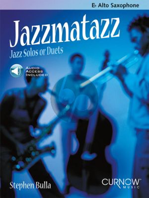 Bulla Jazzmatazz - Solos or Duets for Alto Saxophone Book with Audio Online (Intermediate)