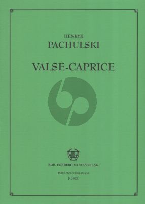 Pachulski Valse Caprice Op. 6 Piano solo