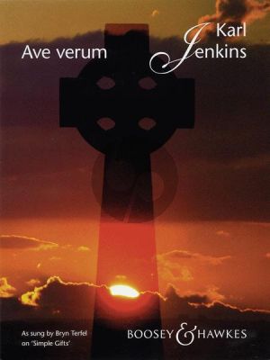 Jenkins Ave Verum Voice and Piano with optional second voice part (Latin)